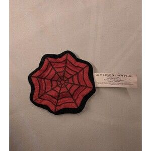 Vintage Collectible Spiderman 2 Burger King 2004 Spider Web Red Plush Toy